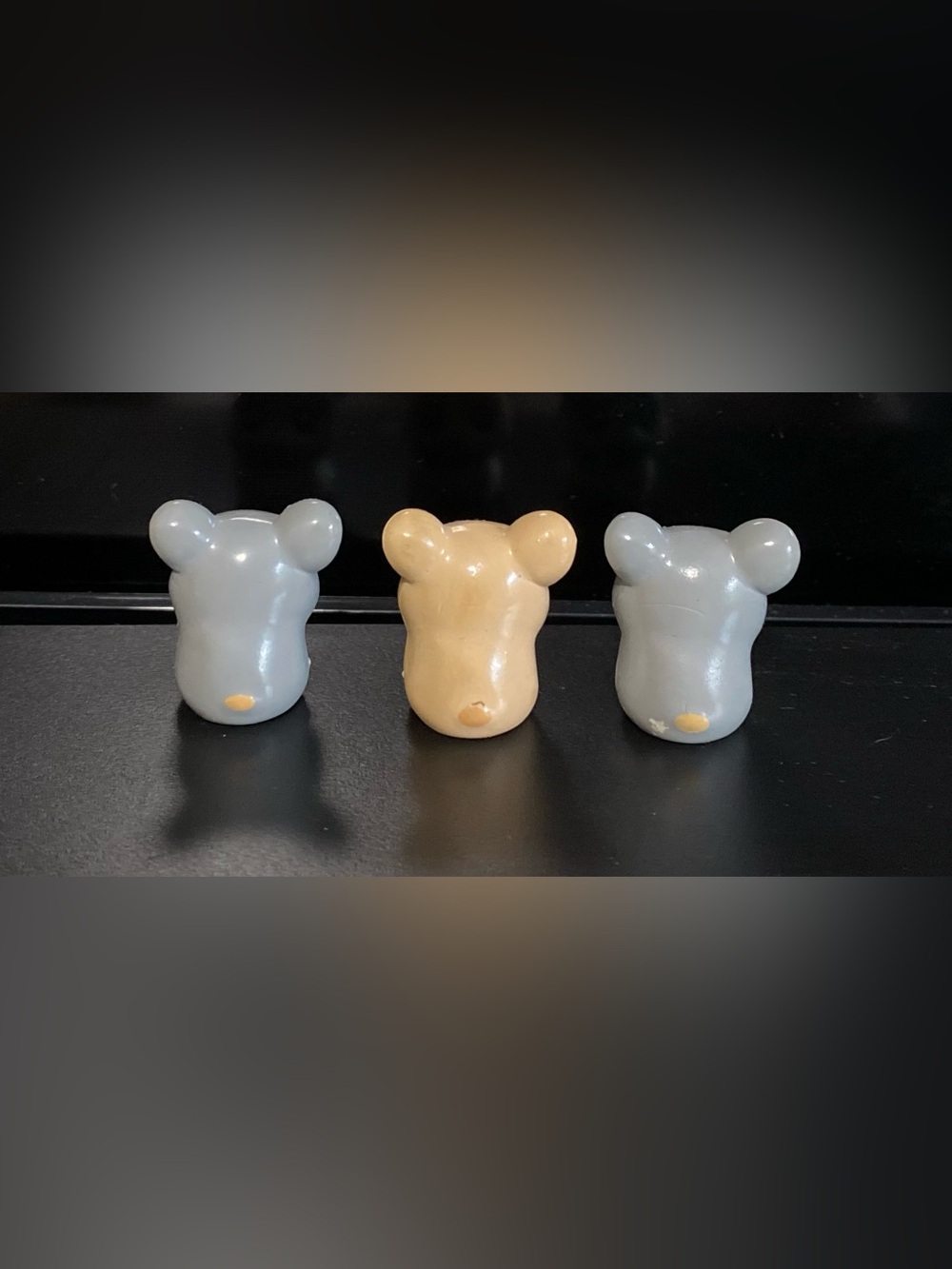 Hamtaro Hambini Triplet Figures - Picture 2 of 2